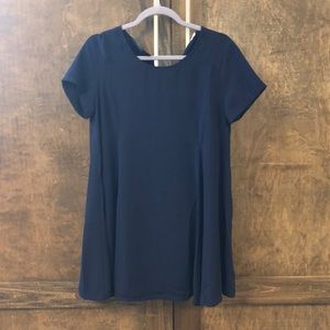 LUSH navy blue shift dress